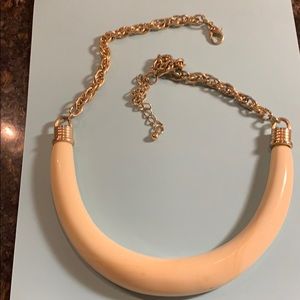 Ivory look necklace